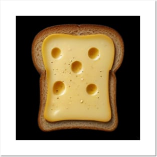 Cheese Toast Bread Vintage Sandwich Since Kawaii Yummy Posters and Art